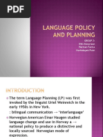 Language Policy and Planning Part 1