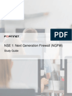 NSE 1: Next Generation Firewall (NGFW) : Study Guide