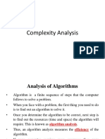 Analysis of Algorithm