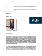 FORMAÇ CONTINUADA Prof Francisco Imbernon