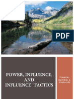 Power, Influence and Influence Tactics