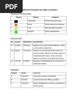 Puntos de Riesgo Controles y Rastreo de Auditoria