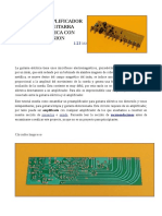 Preamplificador para Guitarra Electrica Con Distorsion