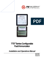 TTD Series Configurable Fault Annunciator: Installation and Operations Manual