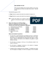 CTET Paper Structure PDF