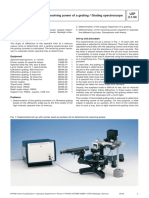 LEP 2.1.04 Dispersion and Resolving Power of A Grating / Grating Spectroscope