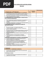 Lista de Verificación ISO 9001