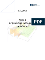 Tema 5. Derivacion e Integracion Numerica Ed.2 PDF