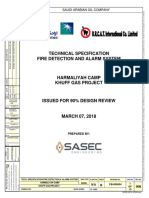 Technical Specification Fire Detection and Alarm System: Saudi Arabian Oil Company