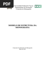 Modelo de Estrutura Da Monografia