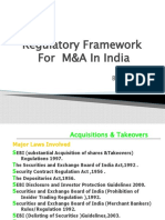 Regulatory Framework For M&A in India: by Group - 9