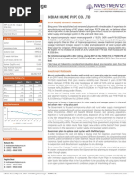 Initiating Coverage - Indian Hume Pipe Co.