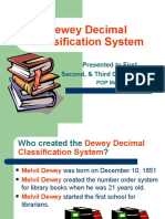 Dewey Decimal Classification System