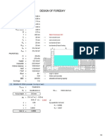 Forebay Design Analysis