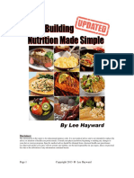 Bodybuilding Nutrition Made Simple-2013 PDF