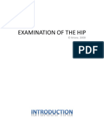 Examination of The Hip