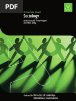 Cambridge International As and A Level Sociology