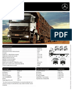 Especificações Técnicas - MB Axor - Plataforma - 3344