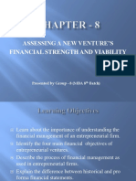 Chapter-8 Assessing A New Venture's Financial Strength and Viability