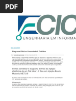 Iremos Comentar o Diagrama Elétrico Da Injeção Eletrônica de Um Fiat Idea 1.4 Flex Com Injeção Bosch Motronic ME7.9.9