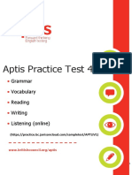 Full Aptis Practice Test 4