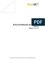 Plantilla Acta de Constitucion de Proyecto