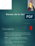 Ramas de La Quimica