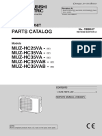 Mitsubishi Electric Heat Pump Parts Outdoor MUZ-HC25-35VA PDF