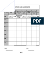 Clustered Households Database: Form No. CMP-05 (Barangay & Station Level)