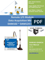 Remote I/O Module Data Acquisition Module DAM102 DAM124 Series