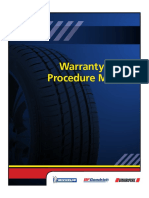 Warranty Claim Procedure Manual