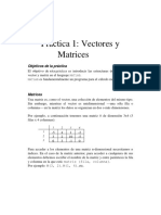 Vectores y Matrices