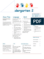 Kindergarten 2: Jesus Time Language Math