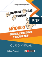 Modulo - 3 CURSO LENGUAJE DE SEÑAS