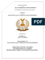 "Eye Gaze Communication System ": Electronics and Communication Engineering