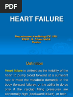 Heart Failure: Departemen Kardiologi FK USU RSUP. H. Adam Malik Medan