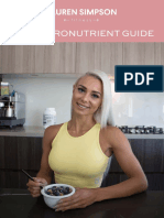 Lauren Simpson Macronutrient Guide PDF