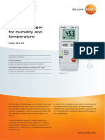 Testo 184H1 Data Sheet