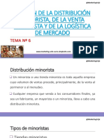 Tema 6 Gestión de La Distribución Minorista, de La