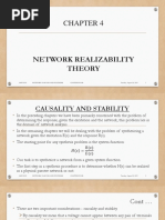 CHAPTER 4 Network Realizability Theory