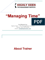 Managing Time PDF