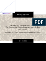 The Science of Unitary Human Beings. The Concept That Human Beings Are One With Their Environment. Presented by Venus Johnston and Tammie Mcdaniel