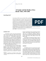 The Inexorable Rise of Gender and The Decline of Sex: Social Change in Academic Titles, 1945-2001