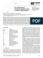 Optimal Coordination of Directional Overcurrent Relays in Power Systems Using Symbiotic Organism Search Optimisation Technique