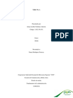 Taller No 1. Fundamentos de La Administración