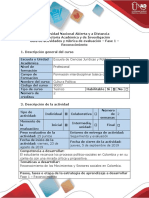 Guía de Actividades y Rúbrica de Evaluación Del Curso - Fase 1 - Reconocimiento