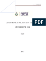 Lineamientos Del Sistema Ciencia de La Universidad SEK