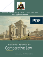 National Journal of Comparative Law (NJCL) Vol 6 Issue 1 July 2019