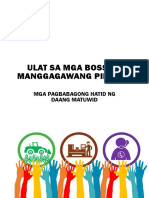 DOLE 2015 Annual Report Ulat Sa Mga Boss (Philippine Department of Labor and Employment) 