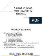 CATCHMENT STUDY OF SHIMOGA CITY New